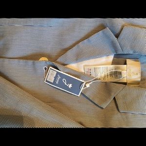 NET Jacadi Paris Navy White Striped Blazer